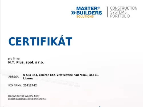 Certifikát sanace na mostech 2024